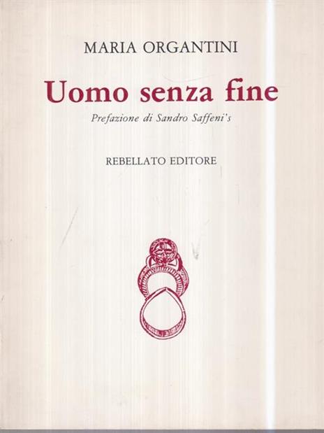 Uomo senza fine - Maria Organtini - copertina