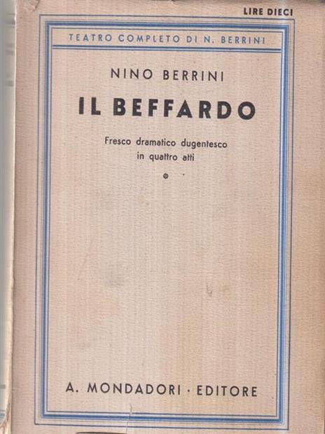 Il Beffardo - Nino Berrini - copertina