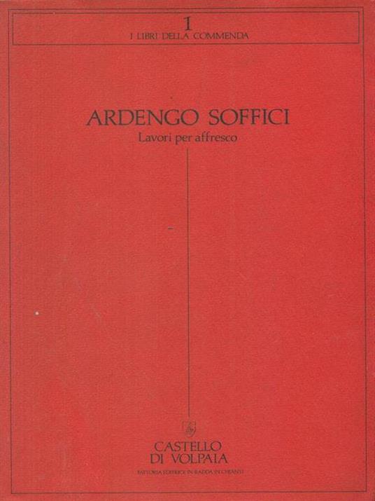 Ardengo Soffici Lavori per affresco - Luigi Cavallo - copertina