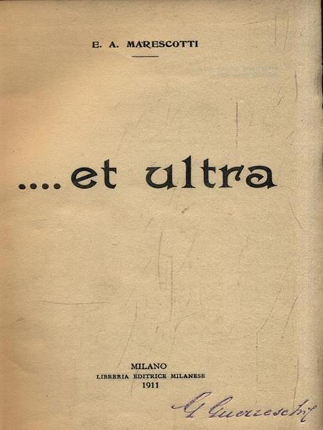 ...Et ultra - Ercole Arturo Marescotti - 2