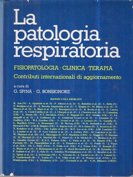 La patologia respiratoria vol 3 - Spina - copertina