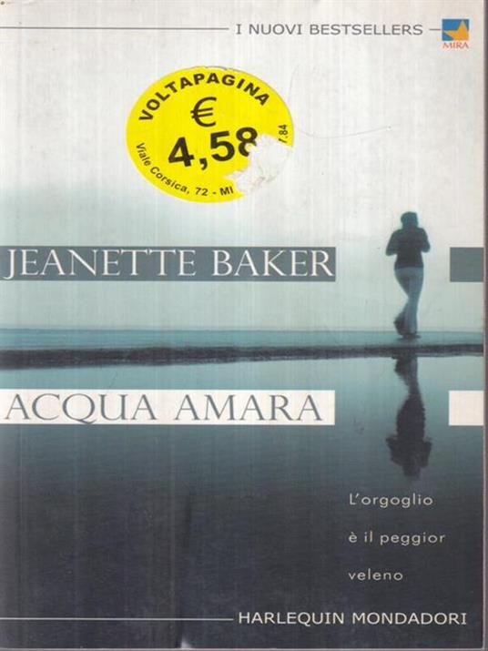 Acqua amara - Jeanette Baker - copertina