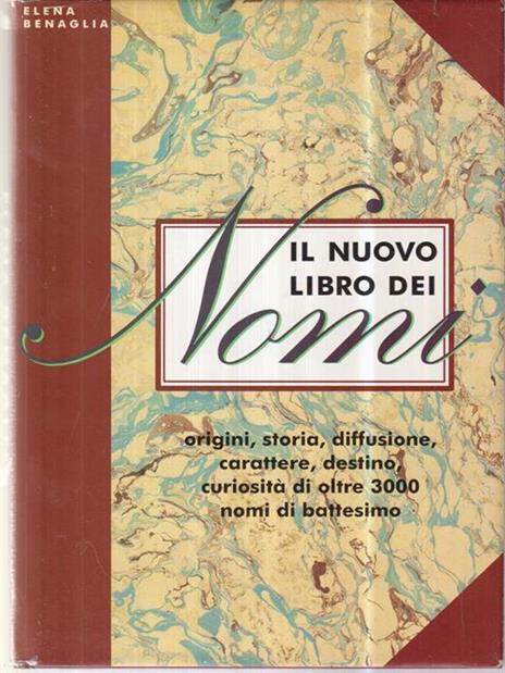 Il nuovo libro dei nomi - Elena Benaglia - copertina