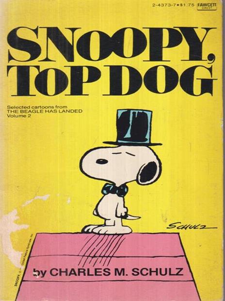 Snoopy, top dog - Charles M. Schulz - copertina