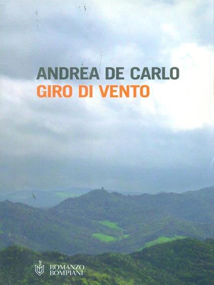 Giro di vento - Andrea De Carlo - copertina