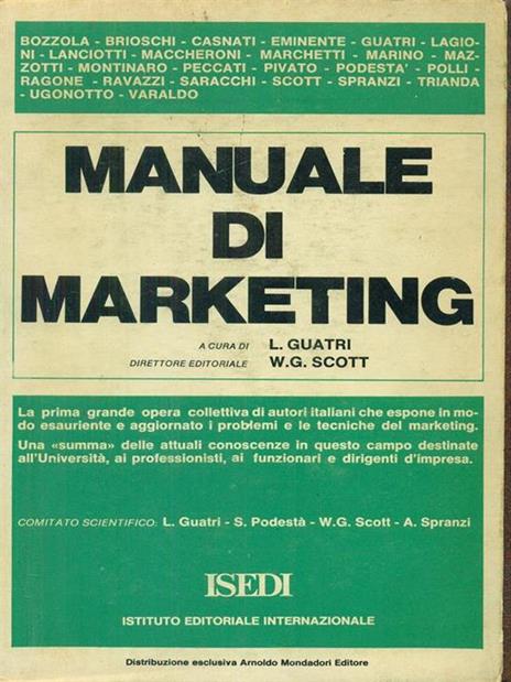 Manuale di marketing - Luigi Guatri - 2