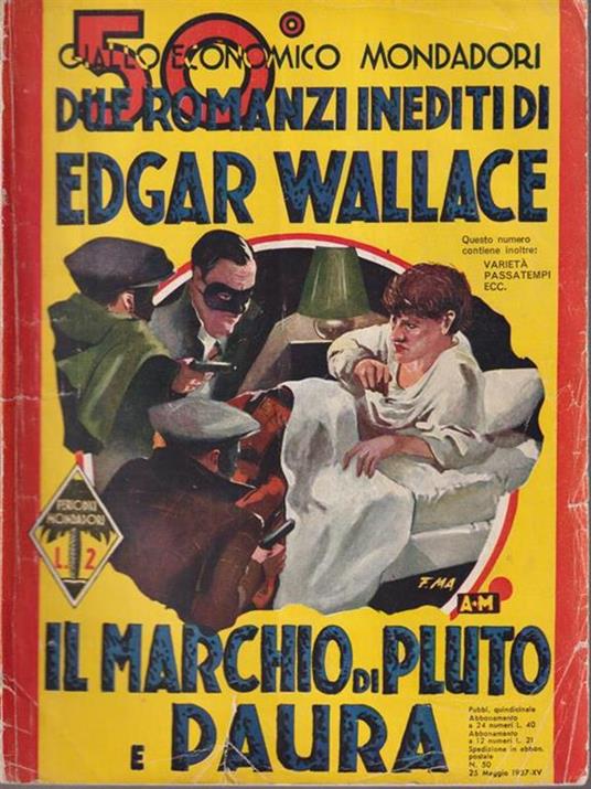 Il marchio di Pluto e Paura - Edgar Wallace - 2