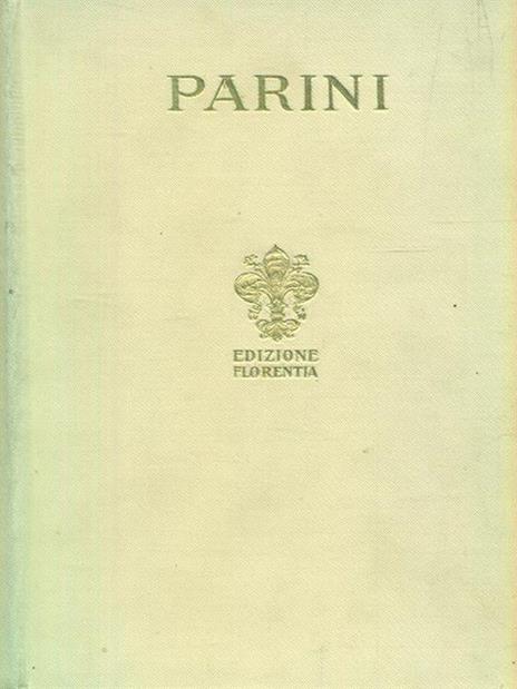 Poesie e prose - Giuseppe Parini - copertina