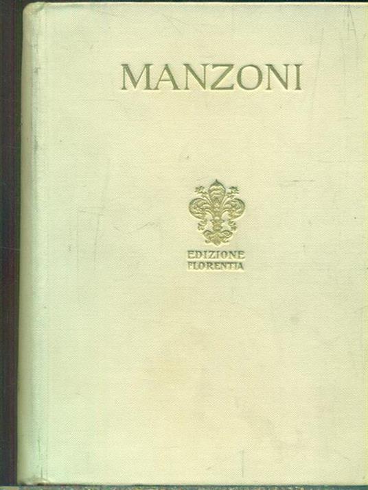 Liriche e tragedie - Alessandro Manzoni - copertina