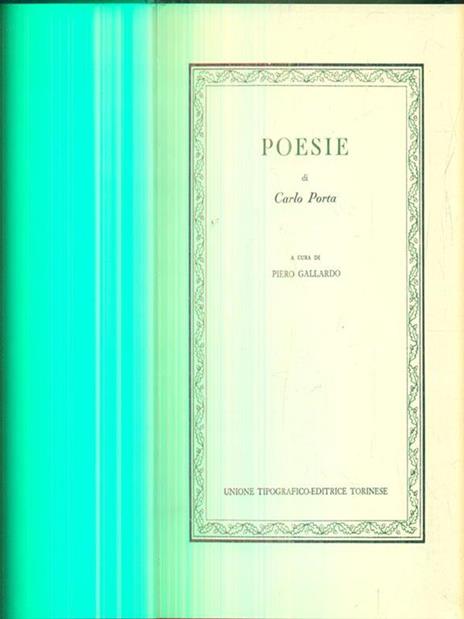 Poesie - Carlo Porta - 2