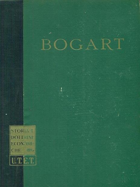 Storia economica dell'Europa 1760 - 1939 - Ernest Ludlow Bogart - copertina