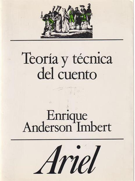 Teoria y tecnica del cuento - Enrique Anderson Imbert - copertina