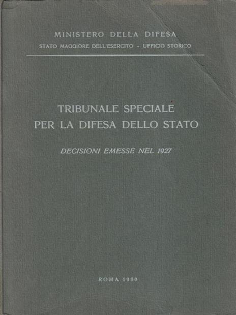 Tribunale speciale per la difesa dello Stato -   - 2