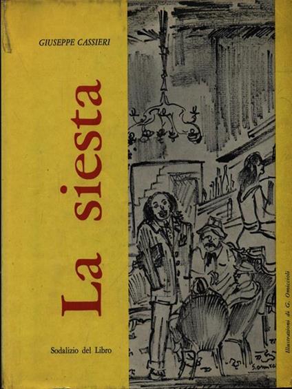 La siesta - Giuseppe Cassieri - copertina