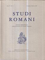 Studi romani. Anno V - N. 5 (Settembre-Ottobre 1957)