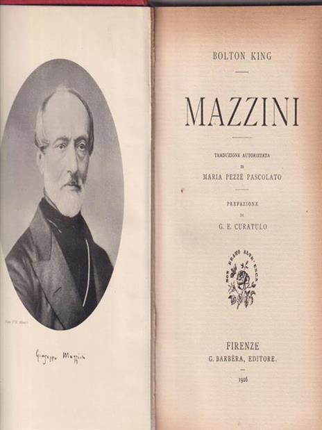 Mazzini - Bolton King - copertina