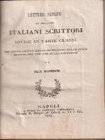 Lettere scelte de Migliori Italiani Scrittori divise in varie classi