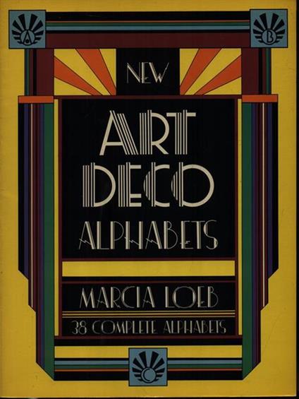 Art deco alphabets - Marcia Loeb - copertina