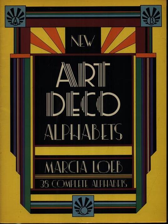 Art deco alphabets - Marcia Loeb - copertina