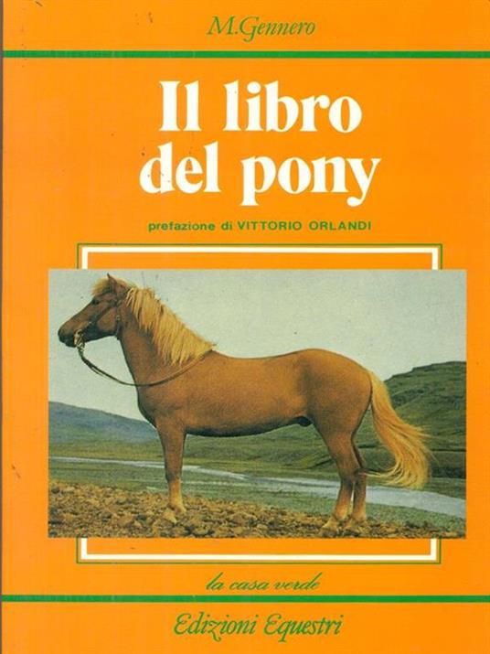 Il  libro del pony - M. Gennero - copertina