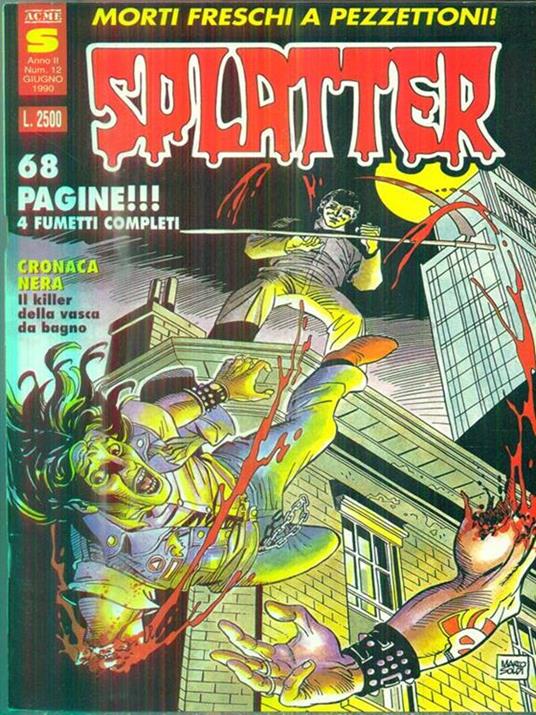 Splatter 12/giugno 1990 -   - copertina