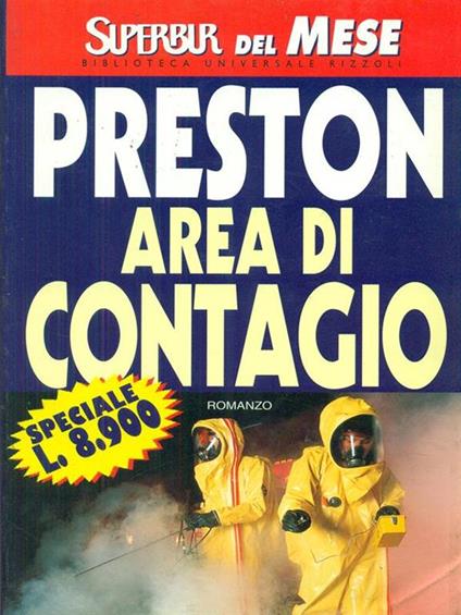 Area di contagio - Richard Preston - copertina