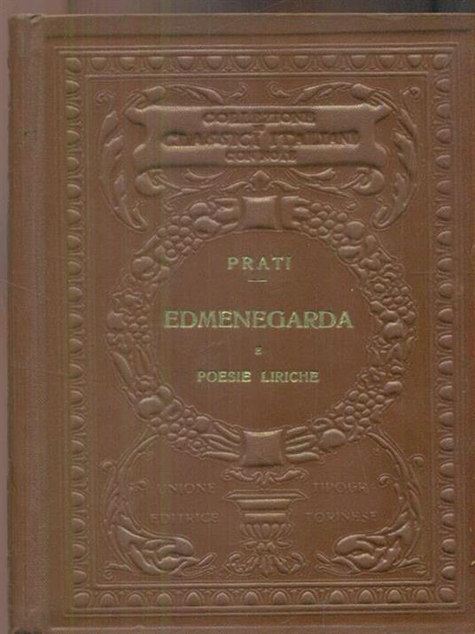 Edmenegarda e poesie liriche - Giovanni Prati - copertina