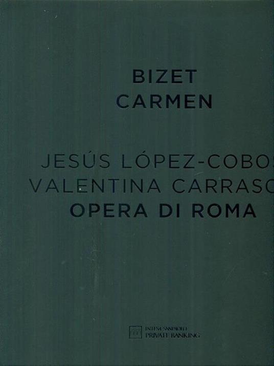 Bizet Carmen Opera di Roma + 2 CD - Jesus Lopez-Cobos - copertina