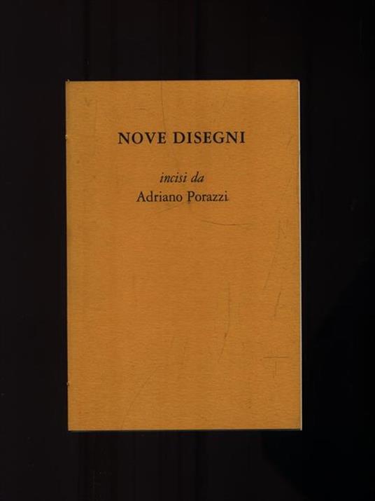 Nove disegni di Adriano Palazzi - Alberto Casiraghy - copertina