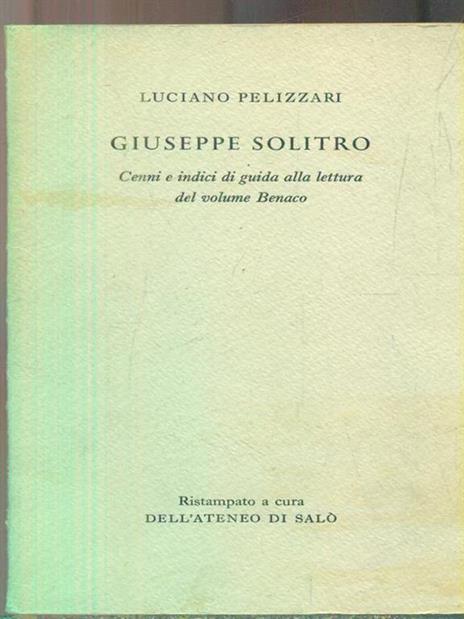 Giuseppe Solitro - Luciano Pelizzari - 2