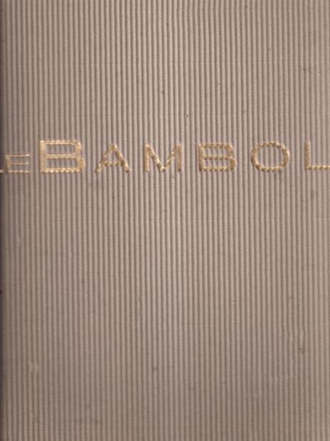 Le bambole - Riccardo Scarpa - copertina