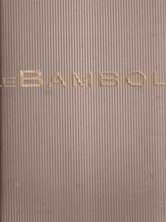 Le bambole - Riccardo Scarpa - copertina