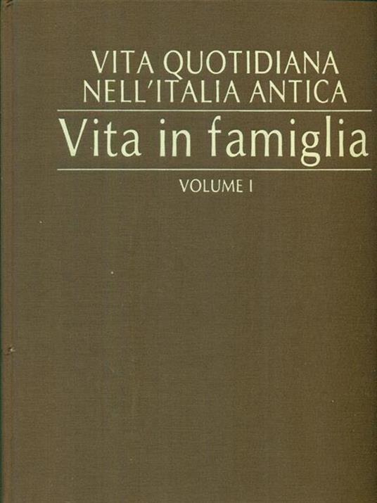 Vita in famiglia Volume I -   - copertina