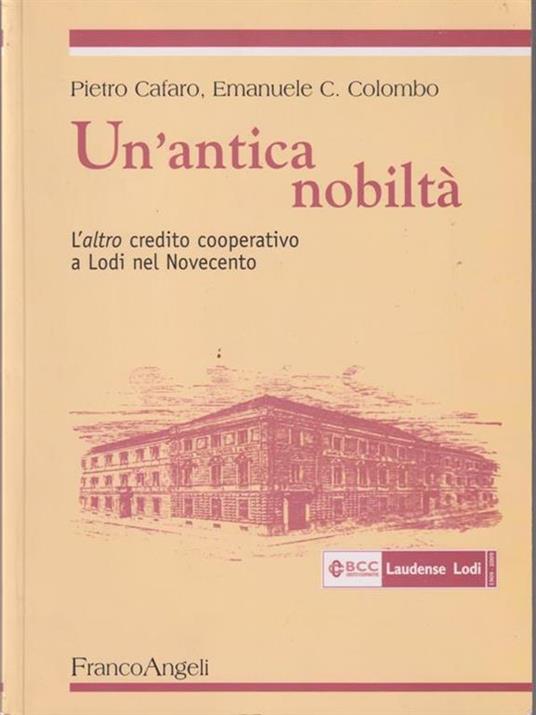 Un' antica nobiltà - Graziella Cafaro - copertina