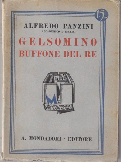 Gelsomino buffone del re - Alfredo Panzini - copertina
