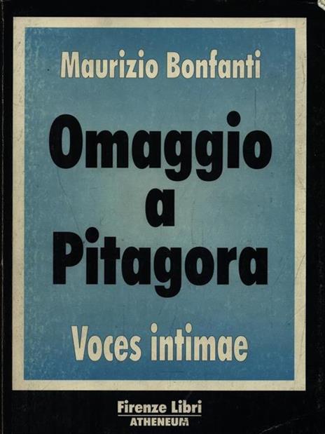 Omaggio a Pitagora - Mario Bonfanti - copertina