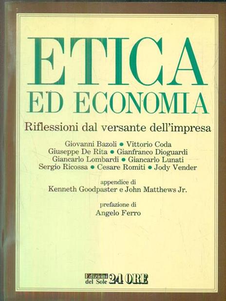 Etica ed economia -   - copertina