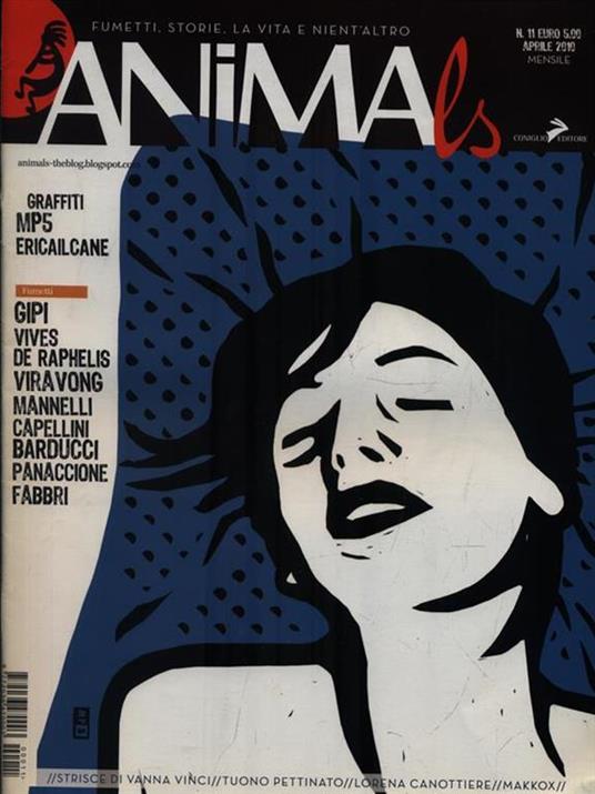 Animals N. 11. Aprile 2010 - copertina