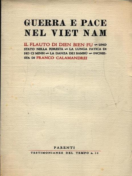 Guerra e pace nel Vietnam - Franco Calamandrei - copertina