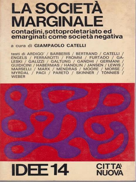 La società marginale - Giampaolo Catelli - copertina