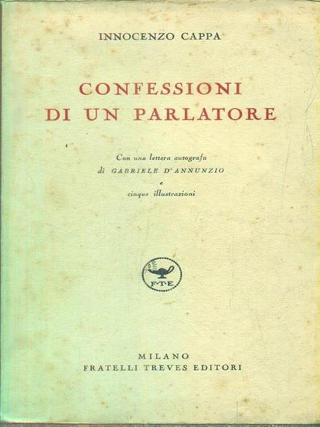 Confessioni di un parlatore - Innocenzo Cappa - 2