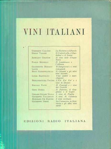Vini italiani - copertina
