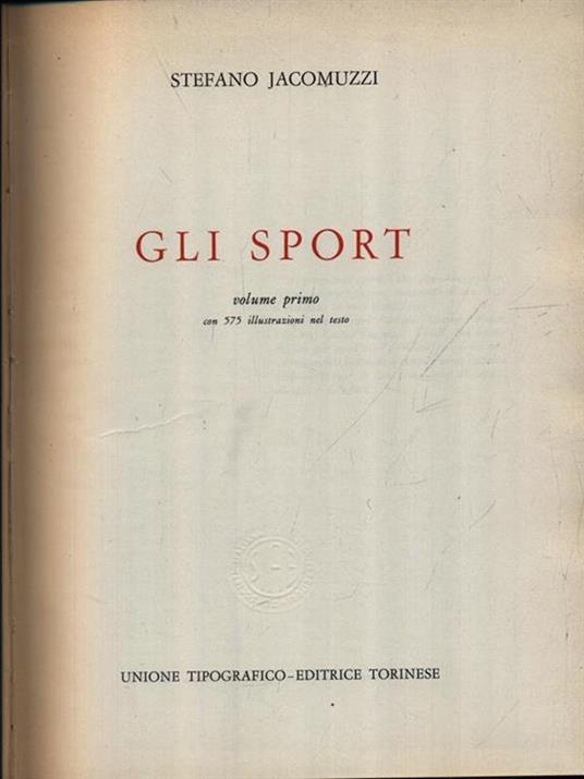 Gli sport 3vv - Stefano Jacomuzzi - 2