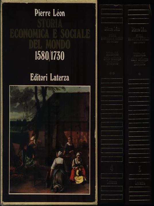 Storia economica e sociale del mondo 1580/1730 - 2 Volumi - Pierre Leon - copertina