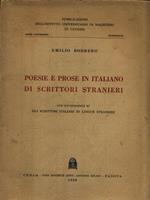 Poesie e prose in italiano di scrittori stranieri