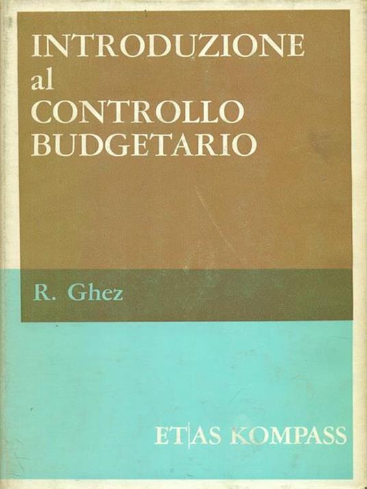 Introduzione al controllo budgetario - R. Ghez - copertina
