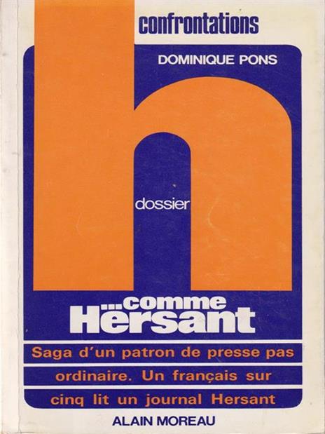 H comme Hersant - Davide Pons - copertina