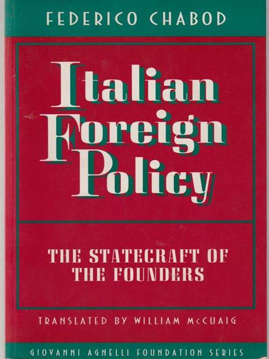 Italian foreign policy - Federico Chabod - 2