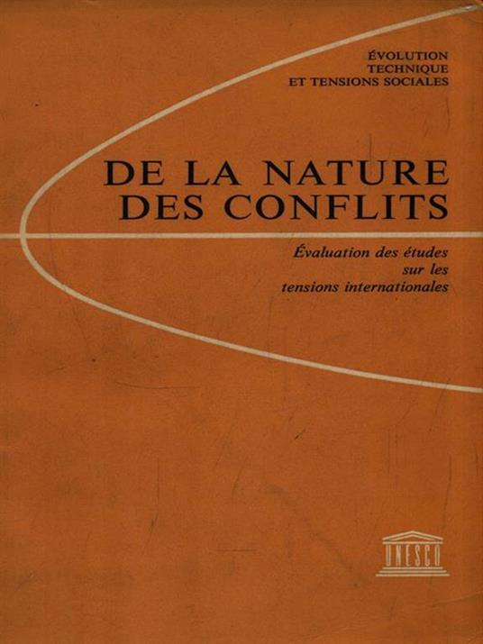 De la nature des conflits - copertina