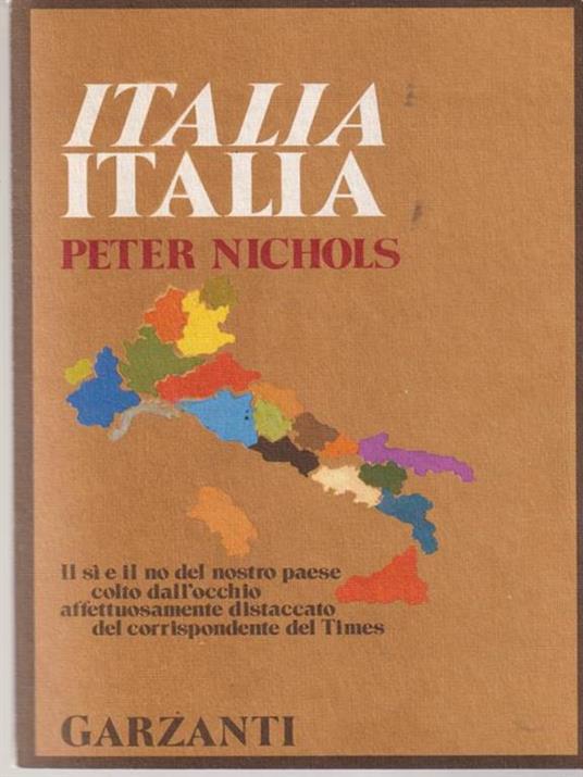 Italia, Italia - Peter Nichols - copertina
